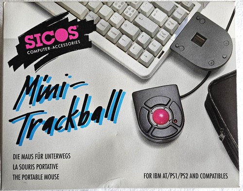 Vintage sicos mini trackball - sicos,